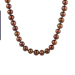 Chocolate pearl Necklace